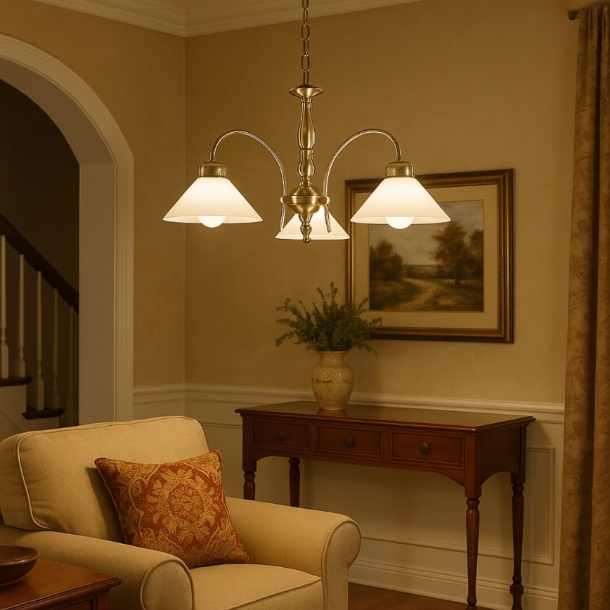 Rabalux - Hanglamp aan ketting 3xE27/60W/230V