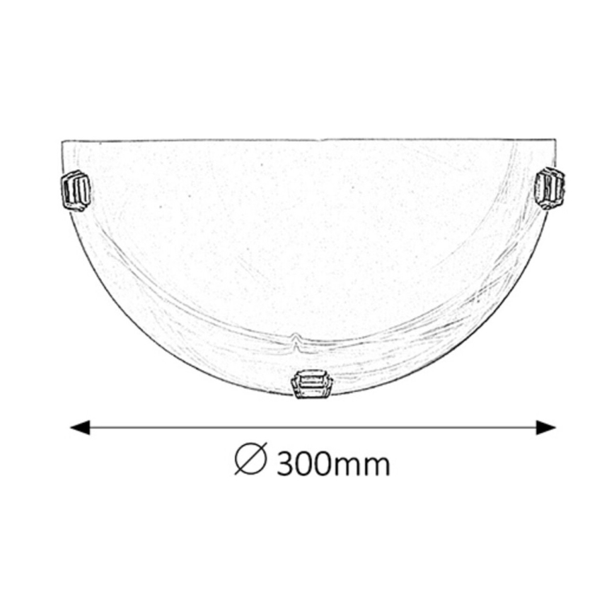 Rabalux - Wandlamp 1xE27/60W/230V