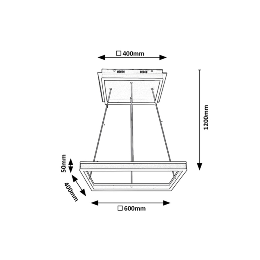 Rabalux - LED Hanglamp aan een koord LED/60W/230V