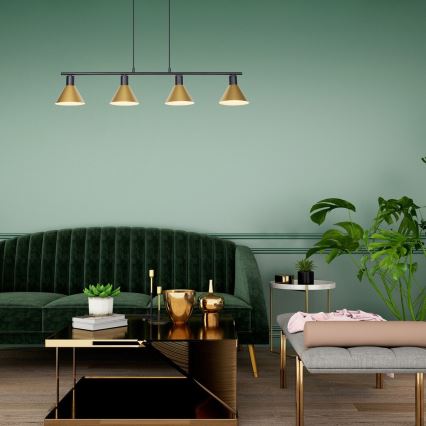 Rabalux - Hanglamp aan een koord 4xE27/40W/230V