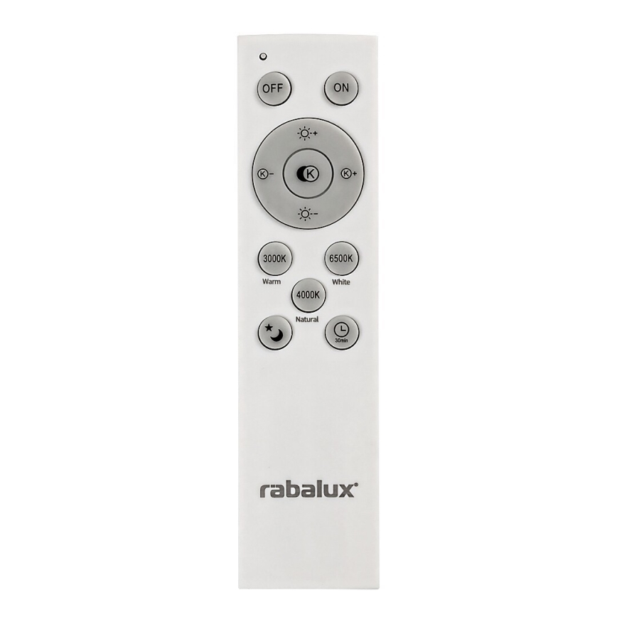 Rabalux - Dimbare LED Plafond Lamp LED/72W/230V 3000-6500K + afstandsbediening