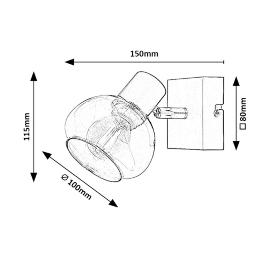 Rabalux - Wandspot 1xE14/40W/230V