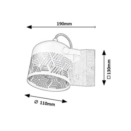 Rabalux  - Wandspot ROTEM 1xE14/40W/230V