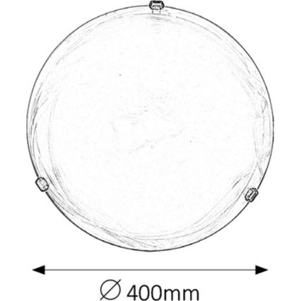 Rabalux - Plafondlamp 2xE27/60W/230V