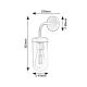 Rabalux - Badkamer wandlamp 1xE27/60W/230V glanzend chroom