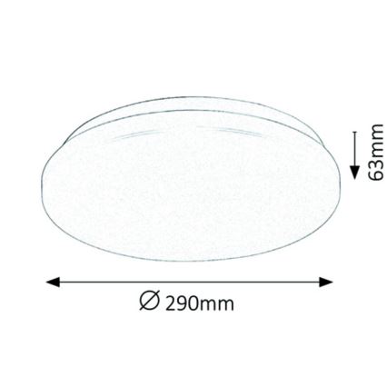 Rabalux - LED plafondlamp 1xLED/20W/230V diameter 29 cm