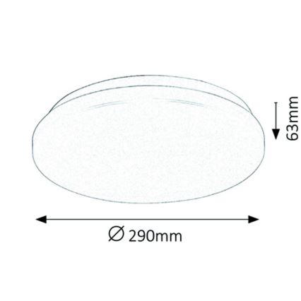 Rabalux - LED Plafondverlichting 1xLED/20W/230V