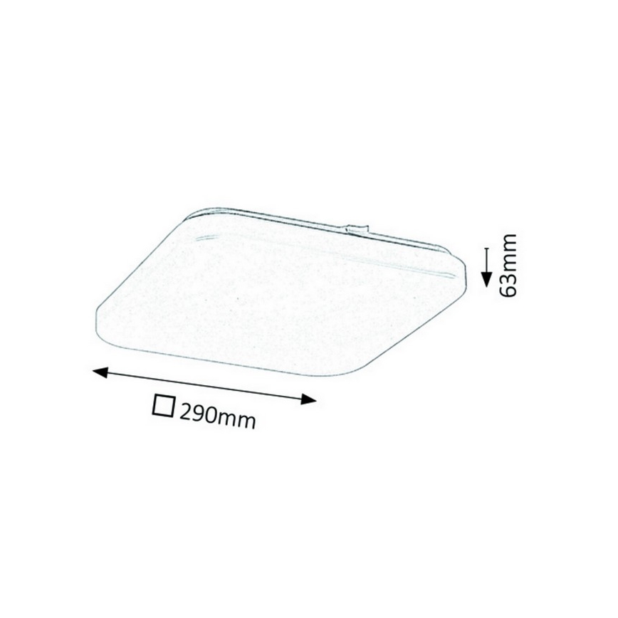 Rabalux - LED plafonnière LED/20W/230V 29x29 cm