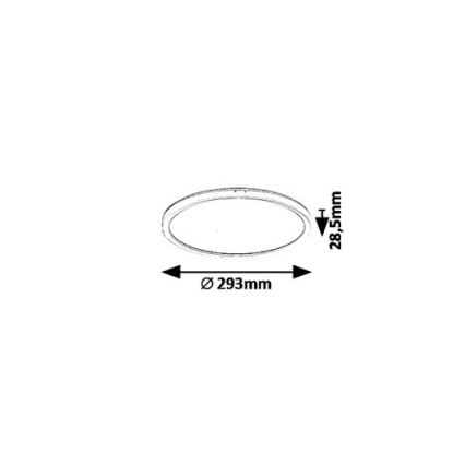 LED Plafondlamp PAVEL LED/18W/230V