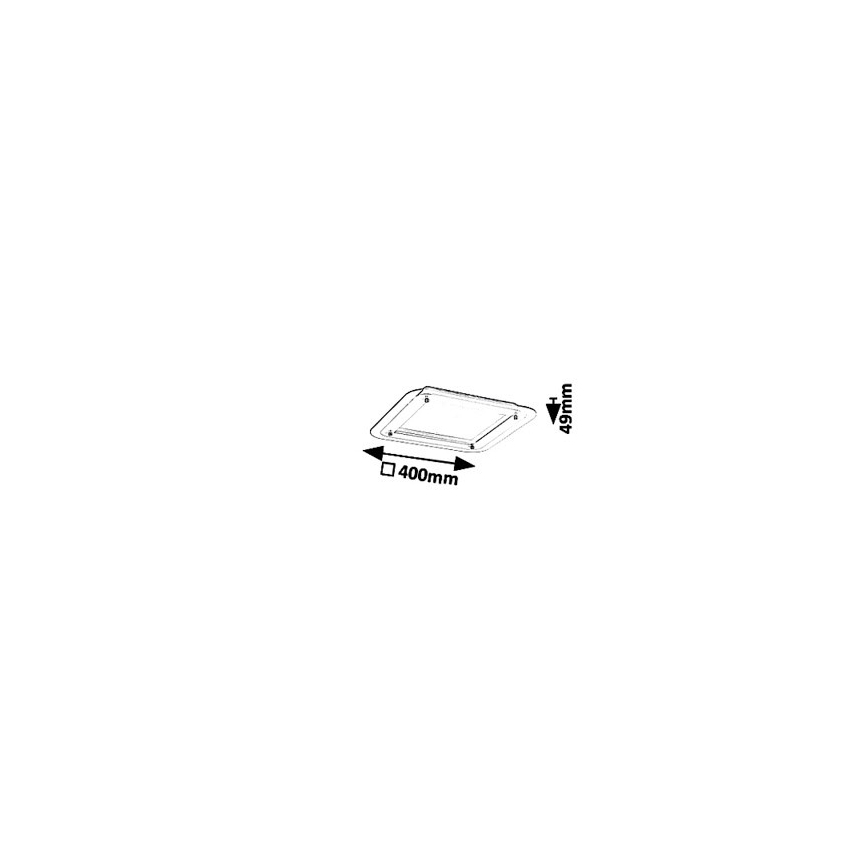 Rabalux 3489 - LED Plafondverlichting LORNA LED/18W/230V