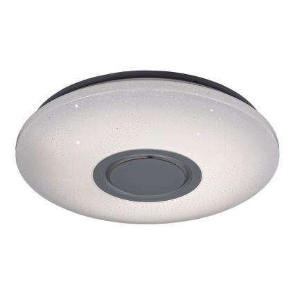 Rabalux - LED RGB dimbare plafondlamp met ingebouwde luidspreker, LED/24W/230V, Wi‑Fi Tuya + afstandsbediening, Ø 40 cm