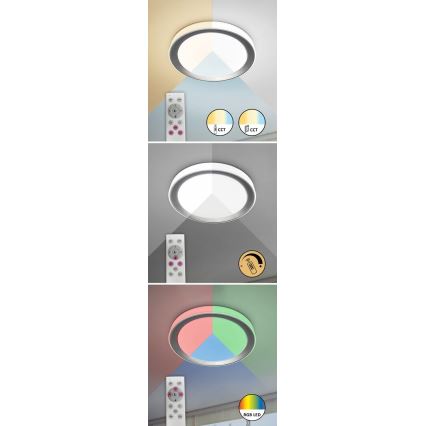 Rabalux - Dimbare LED RGB plafondlamp LED/40W/230V 2700-6500K Wi-Fi Tuya  + afstandsbediening