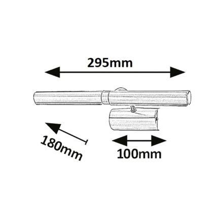 Rabalux - LED Schilderijverlichting 2xG9/2W/230V