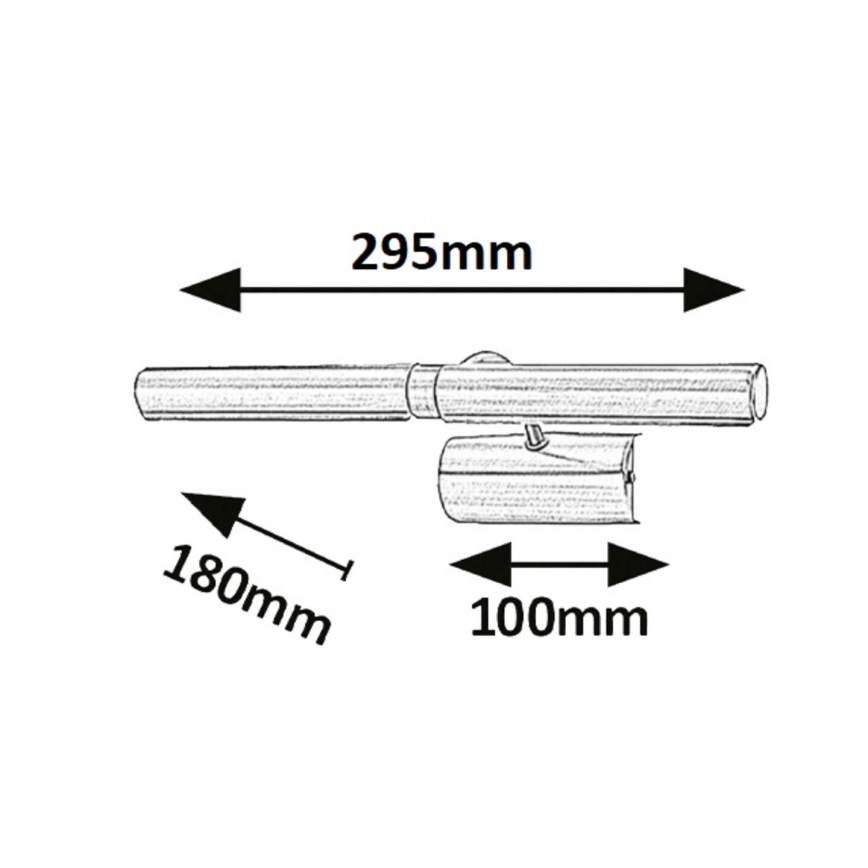 Rabalux - LED Schilderijverlichting 2xG9/2W/230V