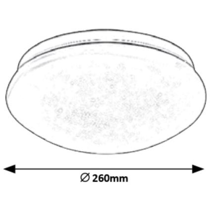 Rabalux - LED Plafondlamp LED/12W/230V