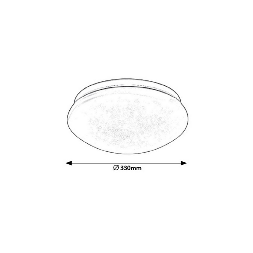 Rabalux - LED plafondlamp LED/18W/230V diameter 33 cm