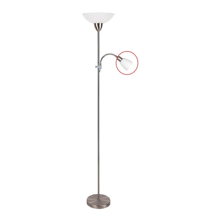 Rabalux 4067 - Vervangend glas voor staande lamp DIANA E14 klein wit