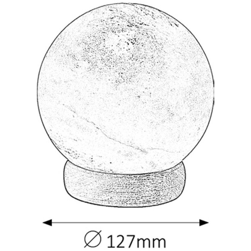 Rabalux - Salt lamp 1xE14/15W/230V acacia 2,6 kg