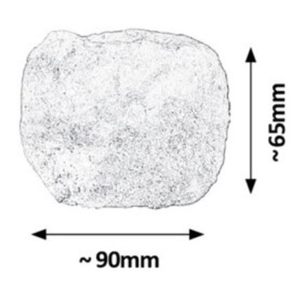 Rabalux - zoutlamp - kandelaar 0,6 kg