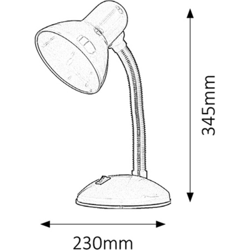 Rabalux - Tafellamp 1xE27/40W/230V