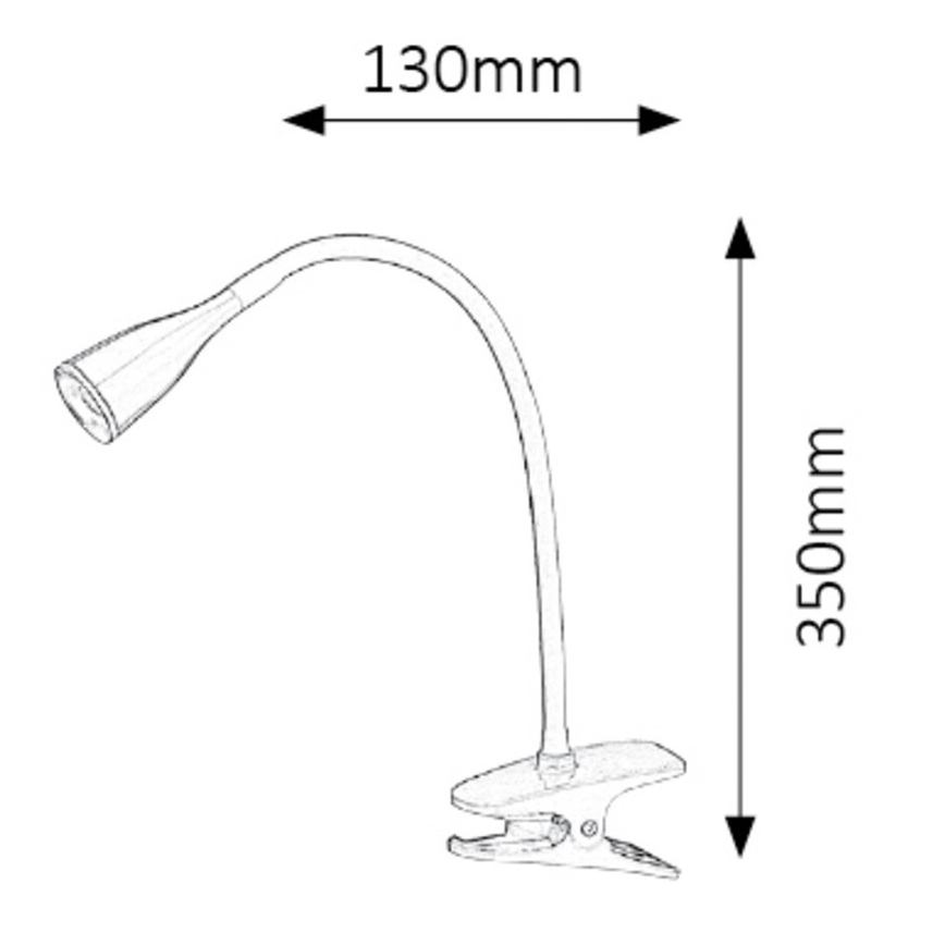 Rabalux - LED Tafellamp met clip 1xLED/4,5W/230V