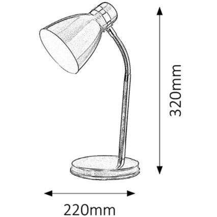 Rabalux - Tafellamp 1xE14/40W/230V