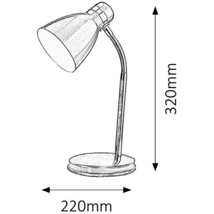 Rabalux - Tafellamp 1xE14/40W/230V