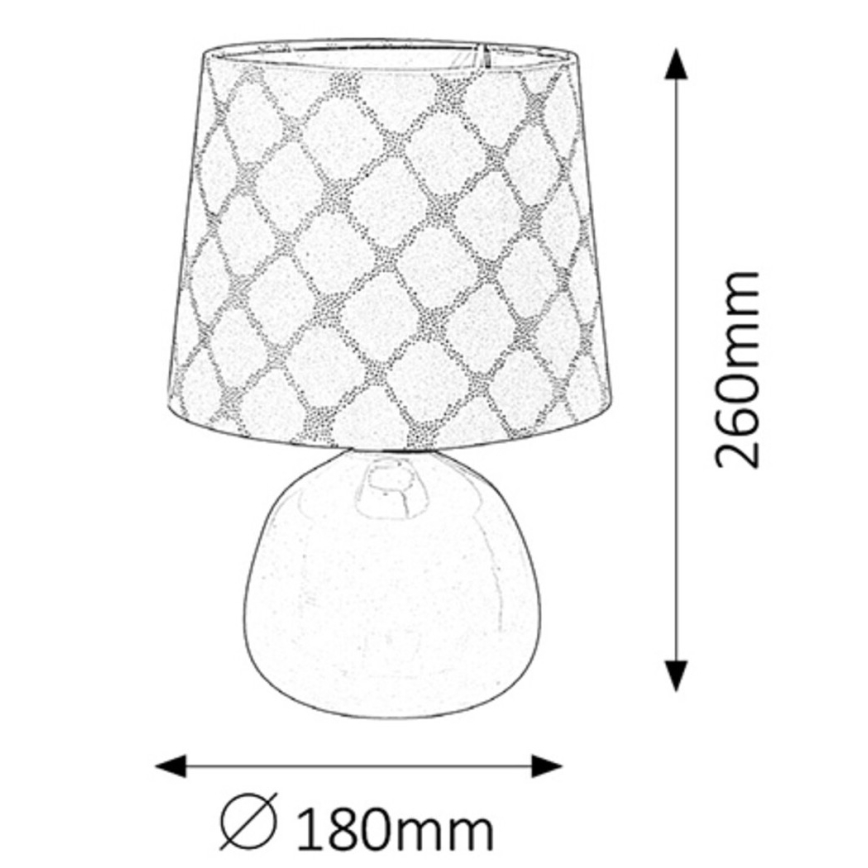 Rabalux - Tafellamp E14/40W wit