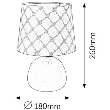 Rabalux - Tafellamp E14/40W