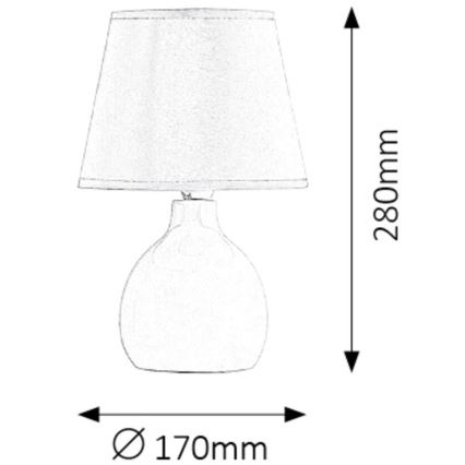 Rabalux - Tafellamp 1xE14/40W/230V