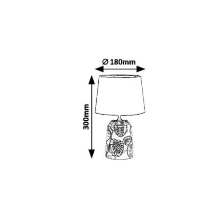 Rabalux 4549 - Tafellamp SONAL 1xE14/40W/230V