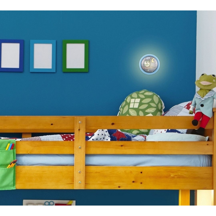 Rabalux - LED Wandlamp voor kinderen LED/0,3W/2x AA