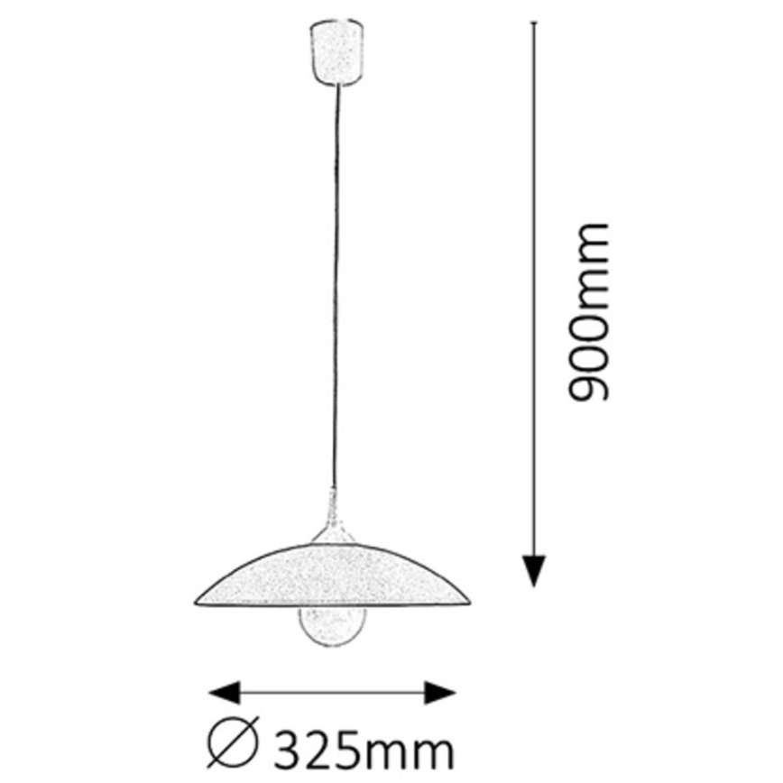 Rabalux - Hanglamp 1xE27/60W/230V