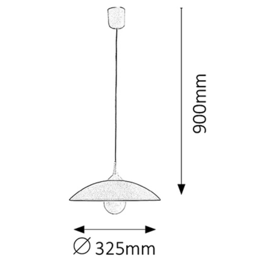 Rabalux - Hanglamp 1xE27/60W/230V