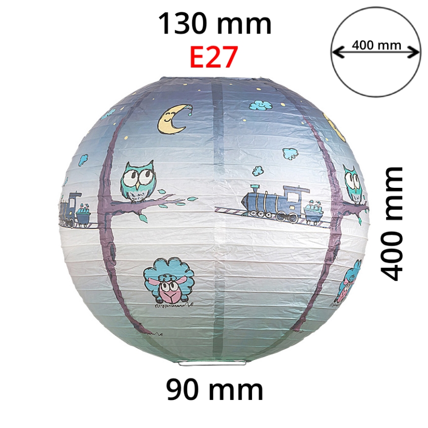 Rabalux 4631 - Kinderlampenkap voor kinderhanglamp SHEPHERD E27, Ø 40 cm