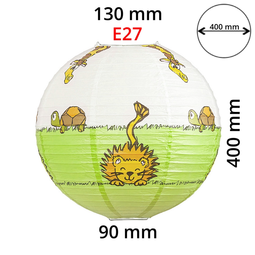 Rabalux 4633 - Kinderlampenkap voor kinderkroonluchter LEON E27 diameter 40 cm