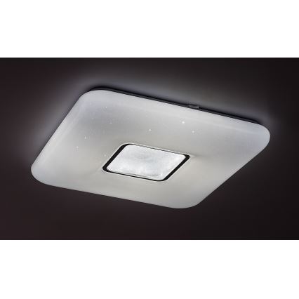 Rabalux - Dimbare LED-plafondlamp LED/70W/230V + afstandsbediening 44x44 cm
