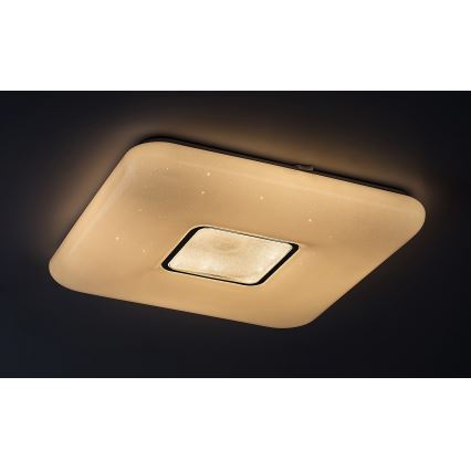 Rabalux - Dimbare LED-plafondlamp LED/70W/230V + afstandsbediening 44x44 cm