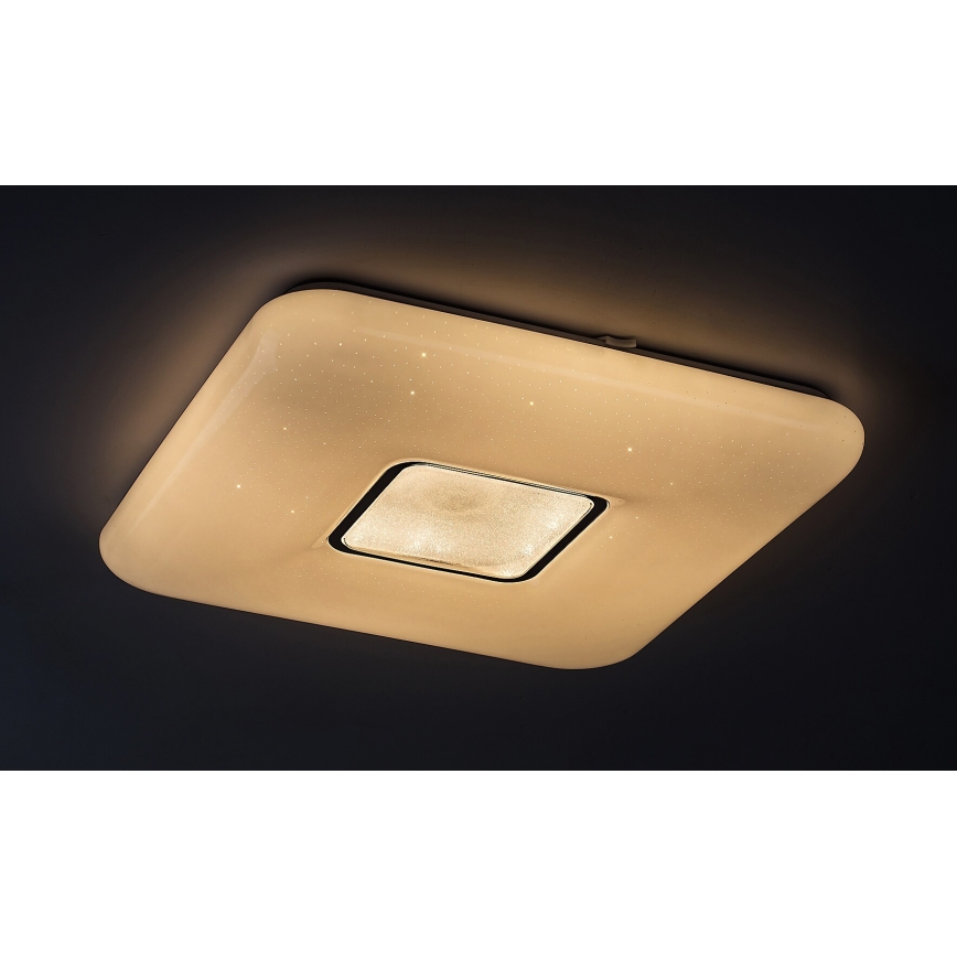 Rabalux - Dimbare LED-plafondlamp LED/70W/230V + afstandsbediening 44x44 cm