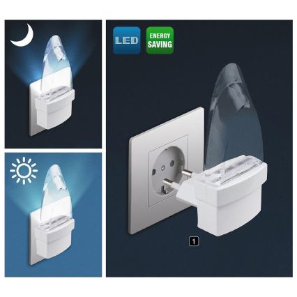 Rabalux - LED Stopcontact lampje 1xLED/0,5W/230V