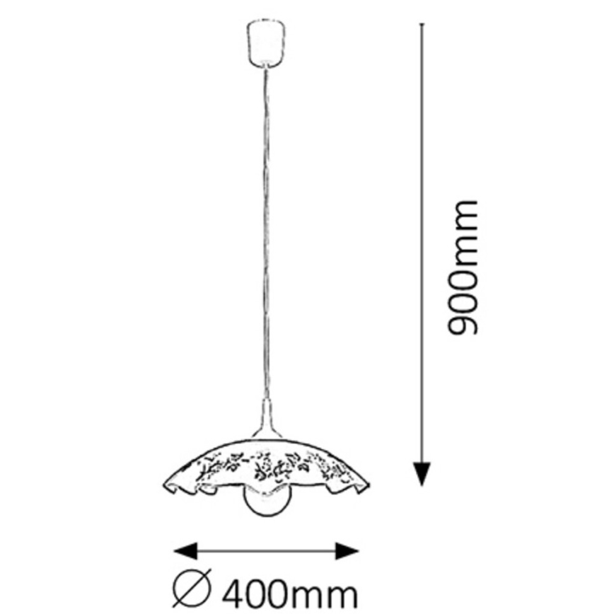 Rabalux - Hanglamp E27/60W/230V