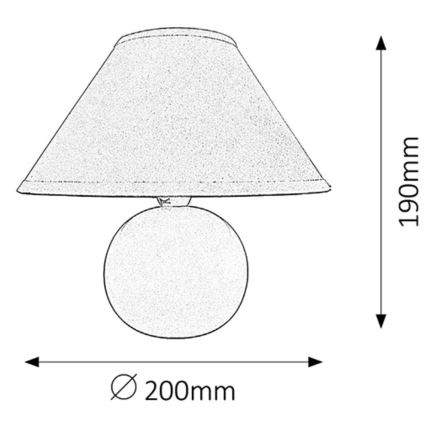 Rabalux - Tafellamp 1xE14/40W/230V