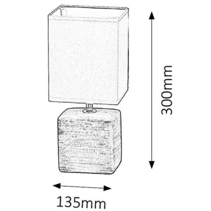 Rabalux - Tafellamp 1xE14/40W/230V