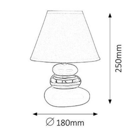 Rabalux - Tafellamp 1xE14/40W/230V