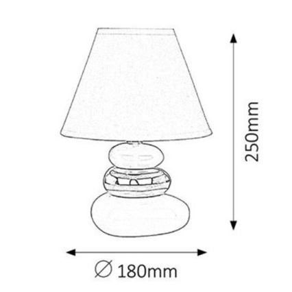 Rabalux - Tafellamp 1xE14/40W/230V