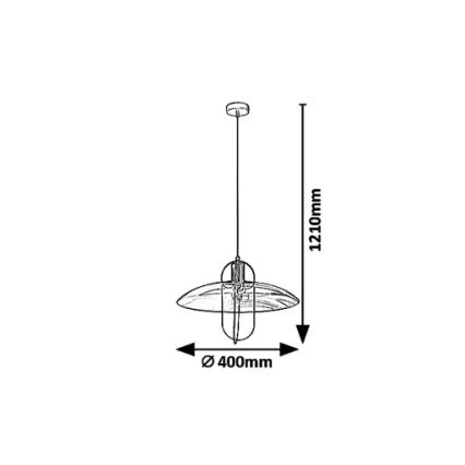 Rabalux 5000 - Hanglamp aan koord VIDA 1xE27/8W/230V