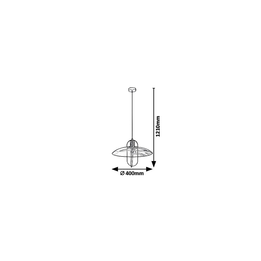 Rabalux 5000 - Hanglamp aan koord VIDA 1xE27/8W/230V