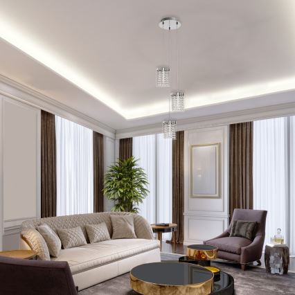 Rabalux 5044 - LED Hanglamp aan koord ASTRELLA 3xLED/6W/230V