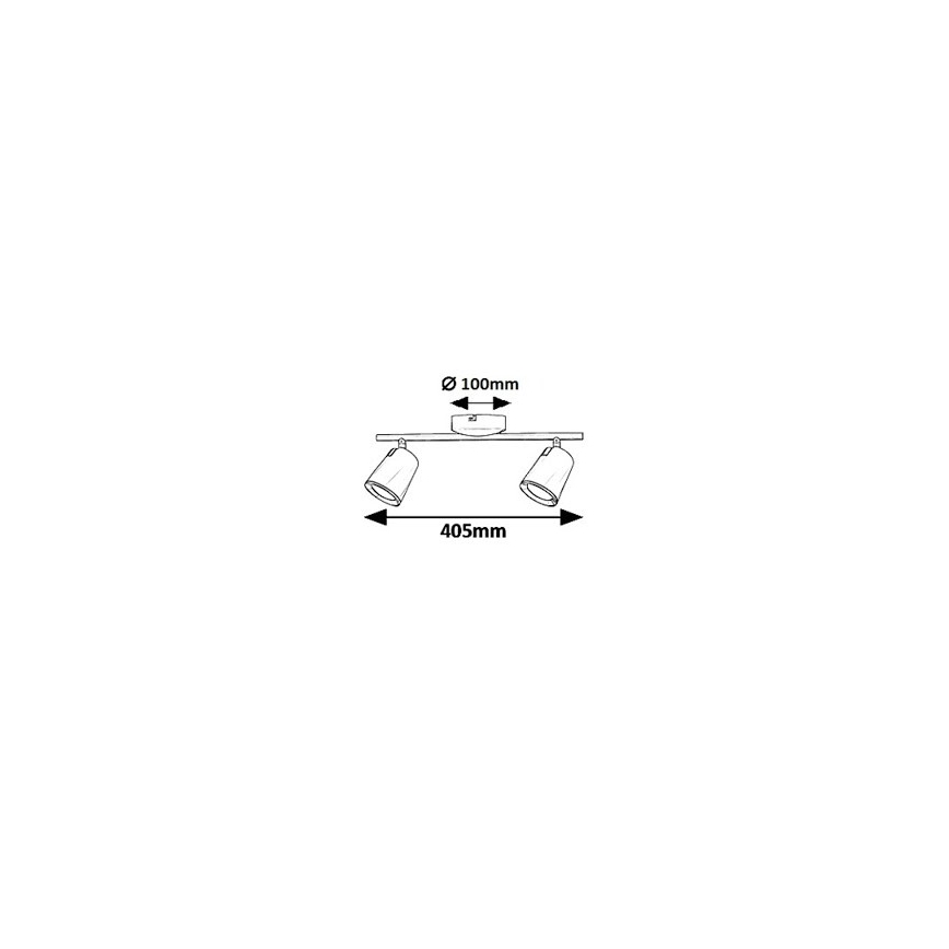 Rabalux 5046 - LED Spot SOLANGE 2xLED/6W/230V