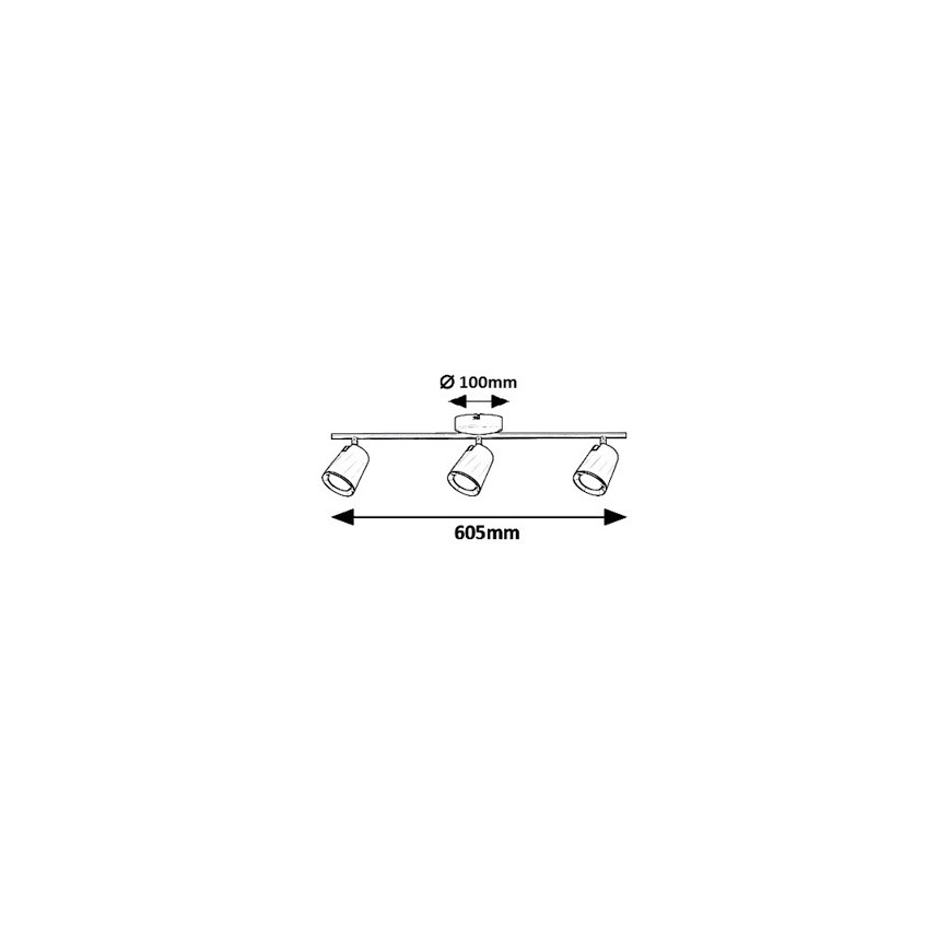 Rabalux 5047 - LED Spot SOLANGE 3xLED/6W/230V